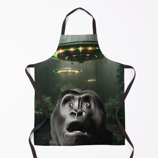 Item preview, Monkey Selfie with UFOs designed and sold by Master-Print.