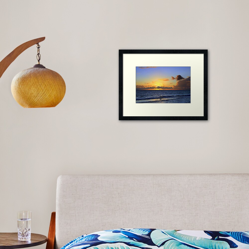 Garrynamonie Sunset 2 Framed Art Print