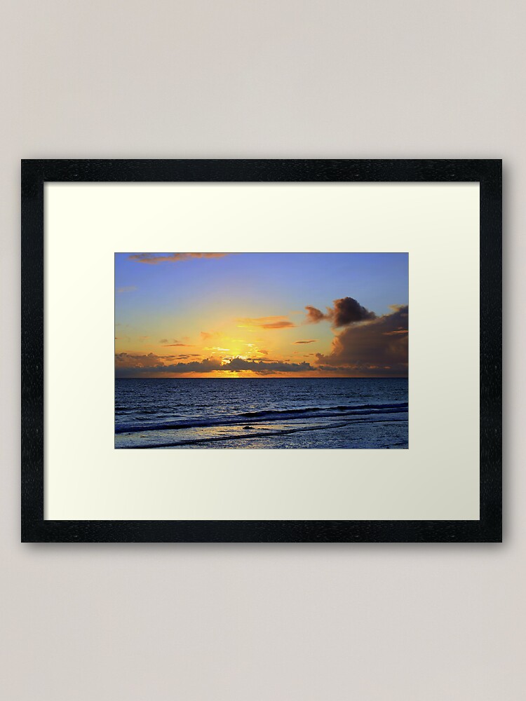 Alternate view of Garrynamonie Sunset 2 Framed Art Print