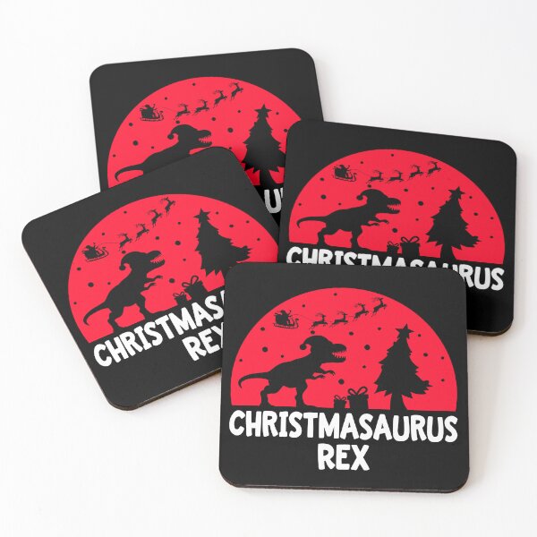 Item preview, Christmasaurus Rex  designed and sold by NettiesWallArt.
