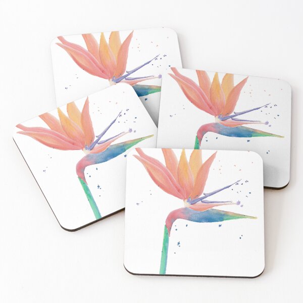 Item preview, Exotic Strelitzia in Watercolor designed and sold by Waterwillow Art.