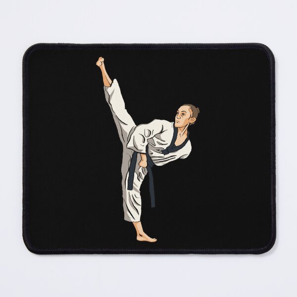 Item preview, karate black belt girl designed and sold by itswallcraft.