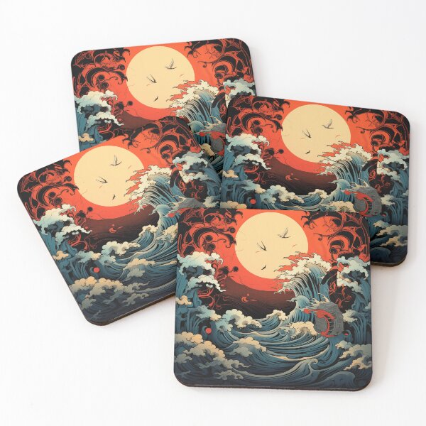 Item preview, Wavy Sunset designed and sold by chlorophyl402.