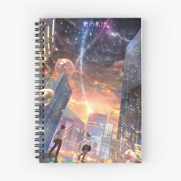 Item preview, Kimi no Na wa., Tachibana Taki, Miyamizu Mitsuha, Shooting Stars, City Lights, designed and sold by AbominationShop.