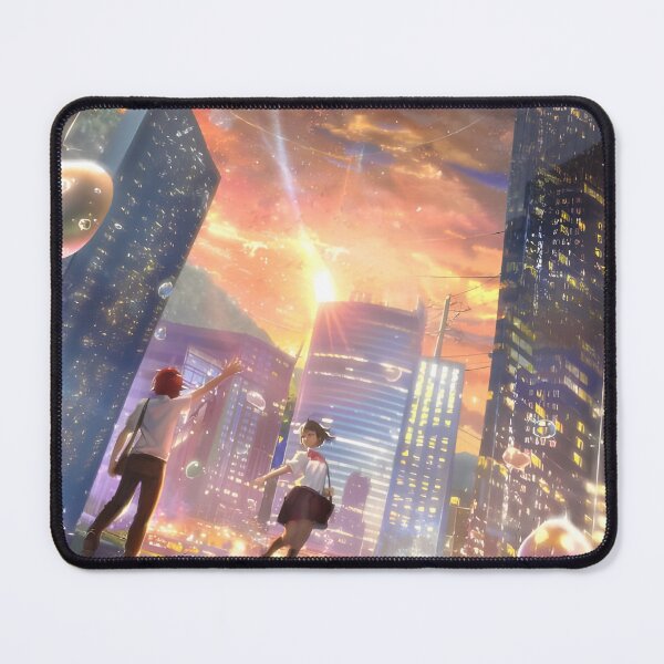 Item preview, Kimi no Na wa., Tachibana Taki, Miyamizu Mitsuha, Shooting Stars, City Lights, designed and sold by AbominationShop.