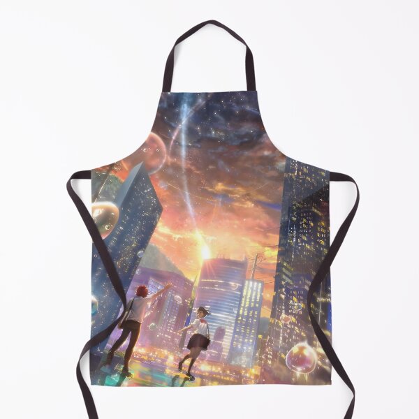 Item preview, Kimi no Na wa., Tachibana Taki, Miyamizu Mitsuha, Shooting Stars, City Lights, designed and sold by AbominationShop.