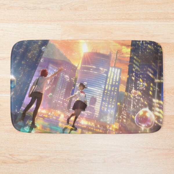 Item preview, Kimi no Na wa., Tachibana Taki, Miyamizu Mitsuha, Shooting Stars, City Lights, designed and sold by AbominationShop.