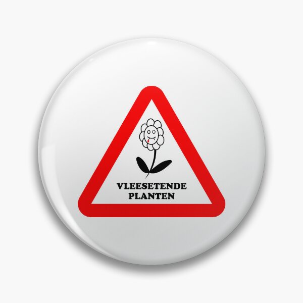 Item preview, Waarschuwingsbord - Vleesetende Planten designed and sold by ScienceCorner.