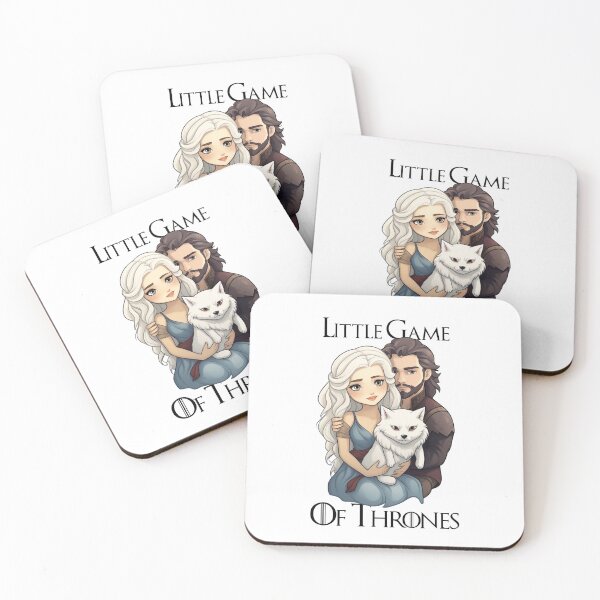 Item preview, Little Game Of Thrones / Khaleesi and Lord Snow designed and sold by itseostudio.