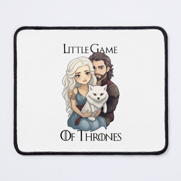 Item preview, Little Game Of Thrones / Khaleesi and Lord Snow designed and sold by itseostudio.