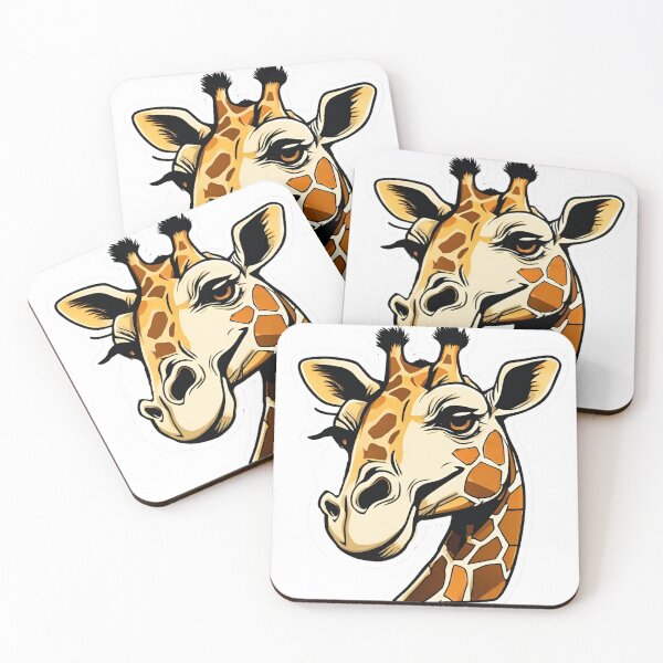 Item preview, Smiling giraffe designed and sold by ViaNature.