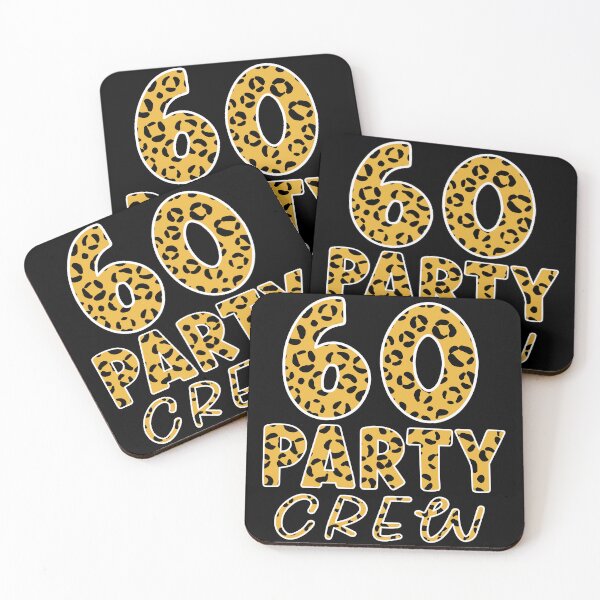 Item preview, 60 Party Crew Leopard 60th Birthday Squad  designed and sold by Sasikharn.