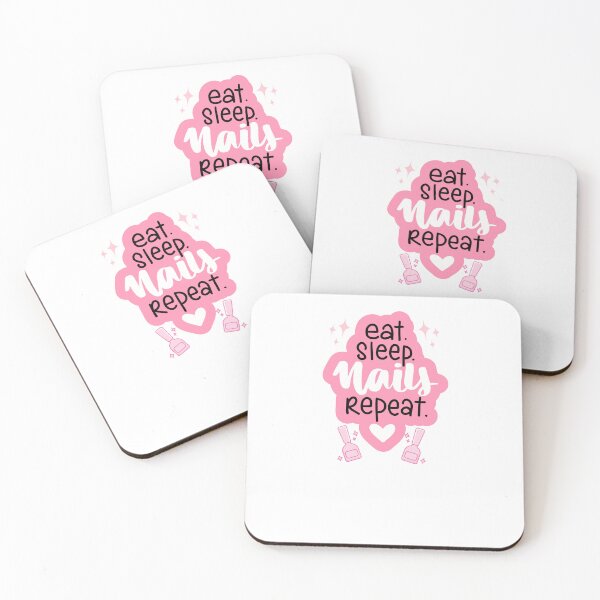 Item preview, Eat Sleep Nails Repeat designed and sold by Arinassart.