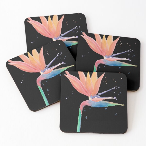 Item preview, Exotic Strelitzia in Watercolor designed and sold by Waterwillow Art.