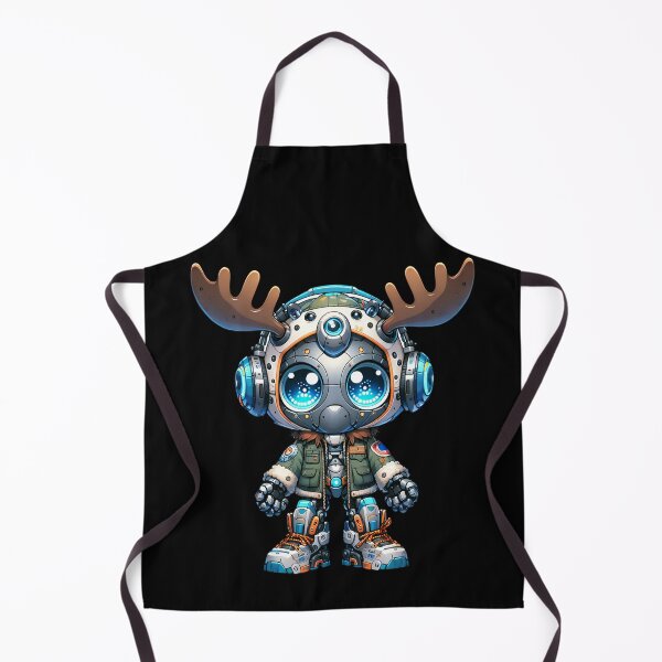 Item preview, Cute Cyberpunk Robot Moose! designed and sold by kukamatsu.