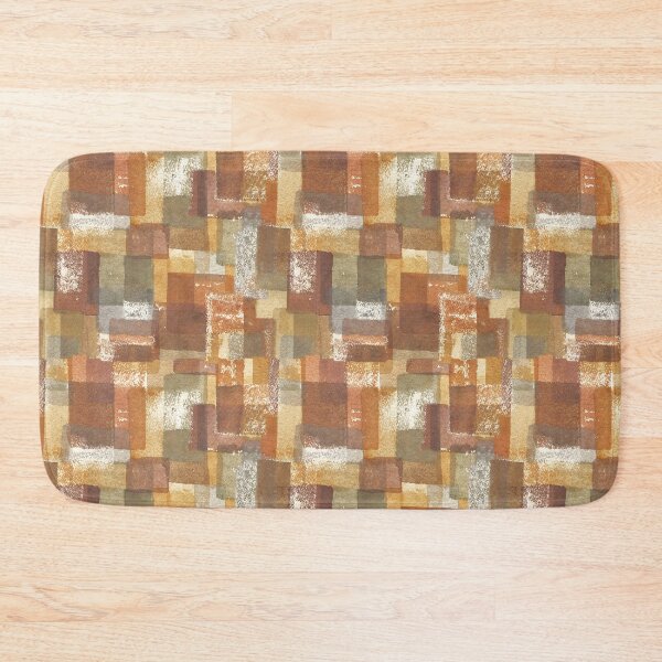 Item preview, Copy of pastel watercolor soft geometric orange brown designed and sold by Alessandro Remo Mazzoni Remotextiles.
