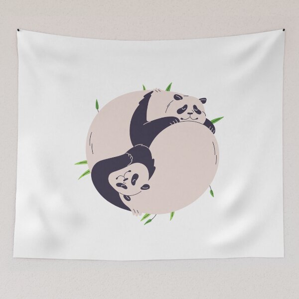 Item preview, panda yinyang designed and sold by itswallcraft.
