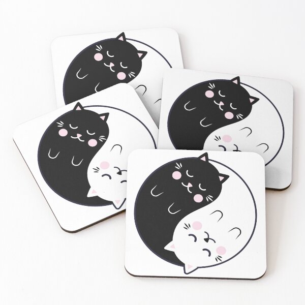 Item preview, gatos yinyang designed and sold by itswallcraft.