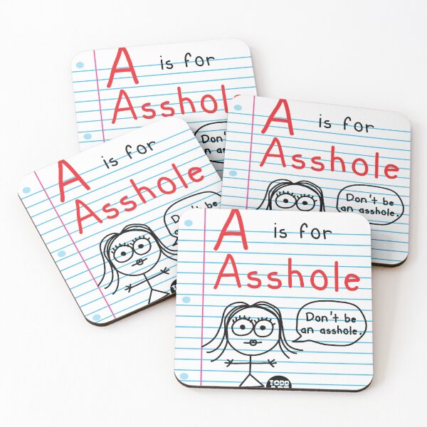 Item preview, A IS FOR ASSHOLE designed and sold by TODD GOLDMAN.
