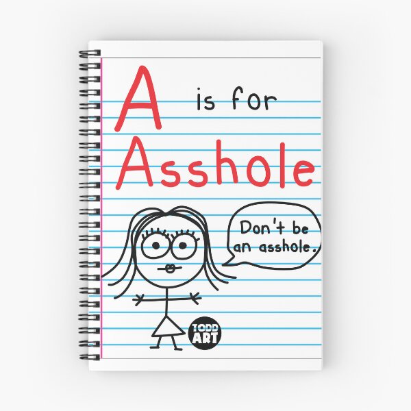 Item preview, A IS FOR ASSHOLE designed and sold by TODD GOLDMAN.