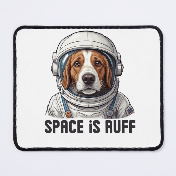 Item preview, space is ruff |funny space brittany spaniels designed and sold by MyLovelyDog.