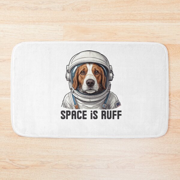 Item preview, space is ruff |funny space brittany spaniels designed and sold by MyLovelyDog.