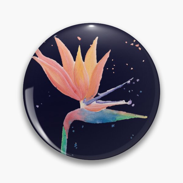 Item preview, Exotic Strelitzia in Watercolor designed and sold by Waterwillow Art.
