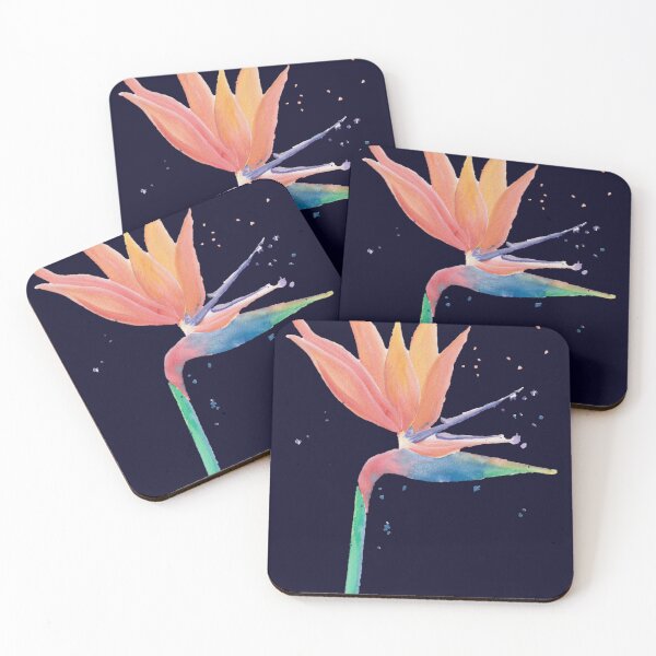 Item preview, Exotic Strelitzia in Watercolor designed and sold by Waterwillow Art.