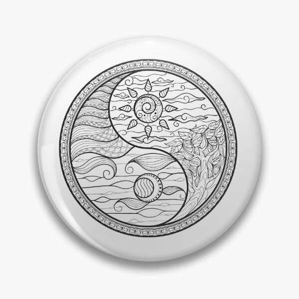 Item preview, sol yin yang designed and sold by itswallcraft.