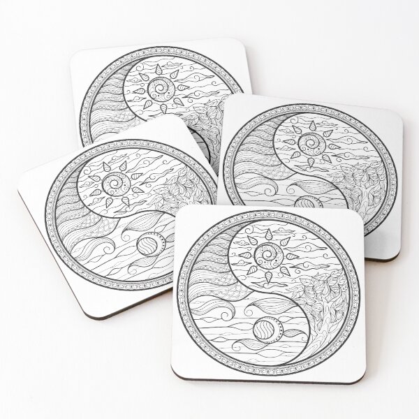Item preview, yinyang sun designed and sold by itswallcraft.