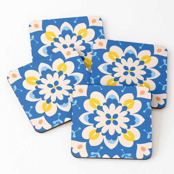 Item preview, Stained Glass Pattern Flowers designed and sold by Timegraf.