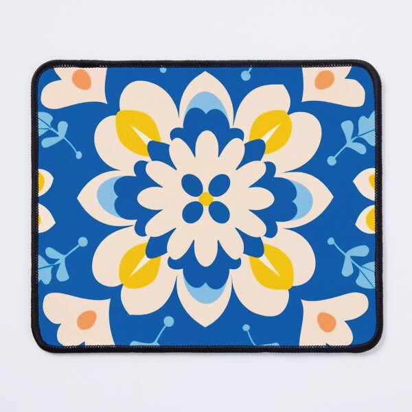 Artikelvorschau, Stained Glass Pattern Flowers entworfen und verkauft von Timegraf.