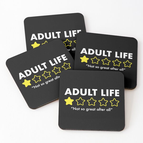 Item preview, Adult Life 1-Star Review designed and sold by damomonkey.