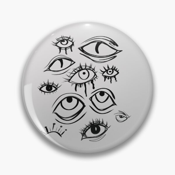 Item preview, Women Goth Distressed Eyeball Grunge Eyes designed and sold by ISFdraw.