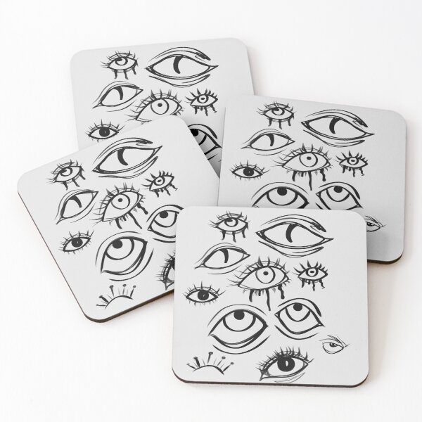 Item preview, Women Goth Distressed Eyeball Grunge Eyes designed and sold by ISFdraw.