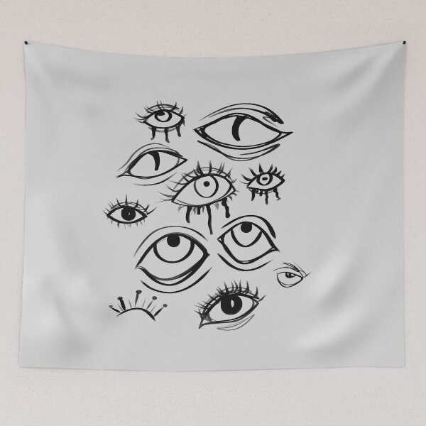 Item preview, Women Goth Distressed Eyeball Grunge Eyes designed and sold by ISFdraw.