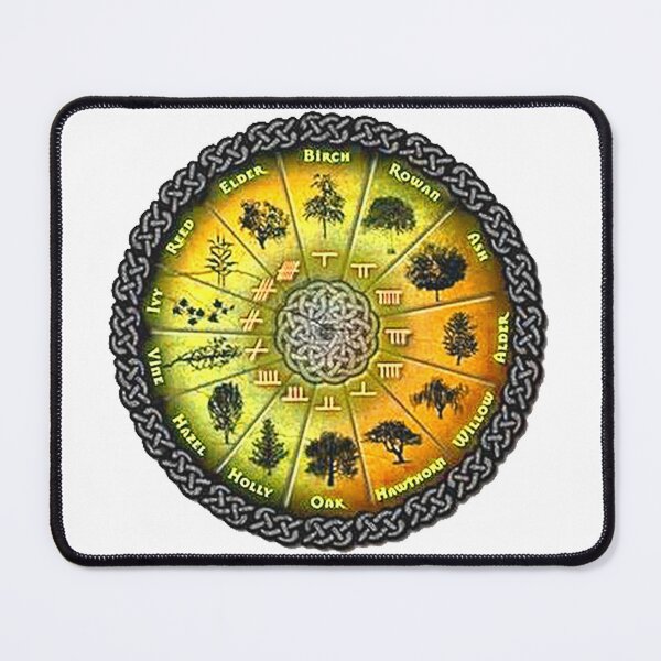 Item preview,  Ogham Druid Tree Astrological Celtic Cycle Of Seasons designed and sold by Earth Nature Creations.