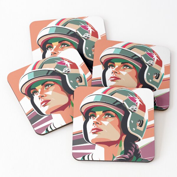 Item preview, Beautiful woman in helmet designed and sold by BubblyDelight.