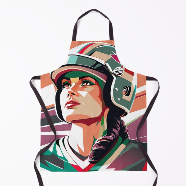 Item preview, Beautiful woman in helmet designed and sold by BubblyDelight.