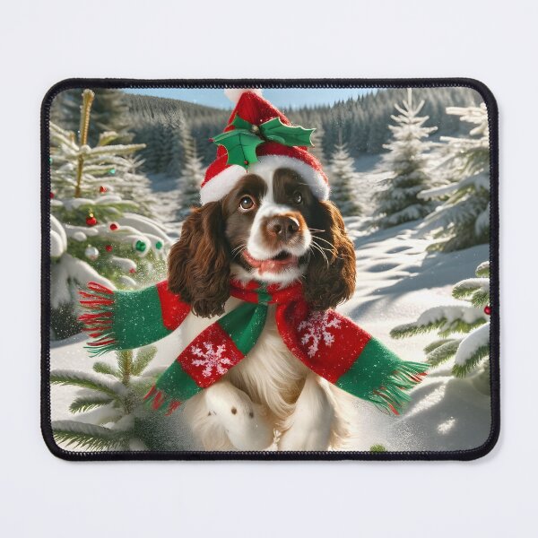 Item preview, Christmas Springer Spaniel designed and sold by Truck Stop One.