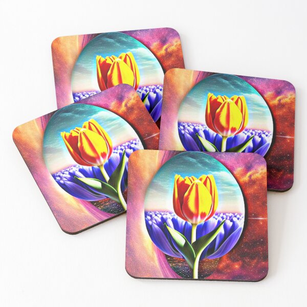 Aperçu de l'œuvre Tulipe cosmique créée et vendue par Flowerslaps.