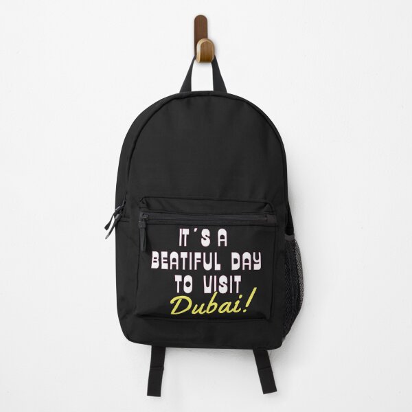 Item preview, Dubai, United Arab Emirates. White text. Gift Ideas For The Travel Enthusiast. designed and sold by LindaLG.