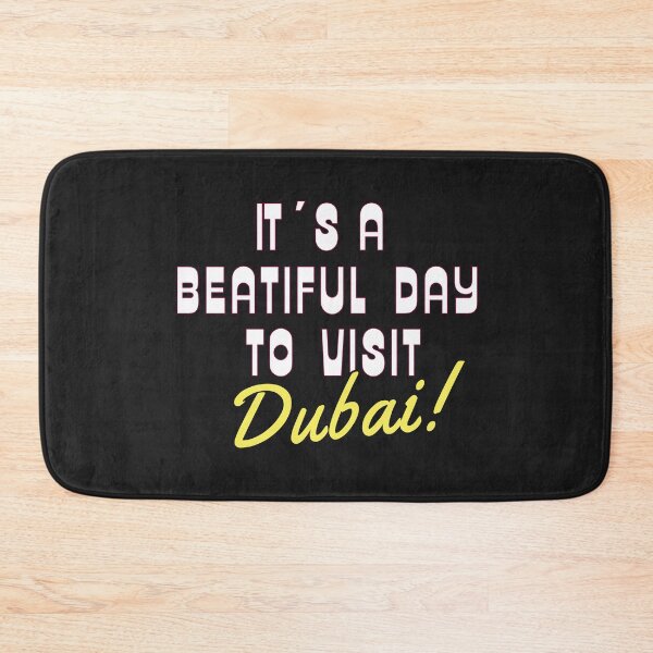 Item preview,  Dubai, United Arab Emirates. White text. Gift Ideas For The Travel Enthusiast. designed and sold by LindaLG.