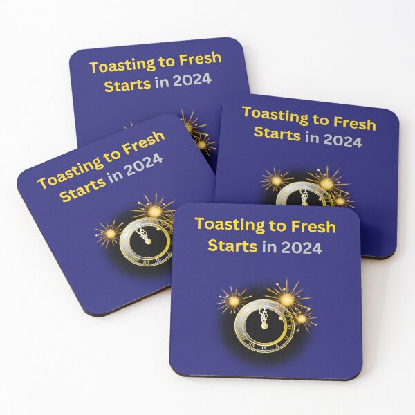 Item preview, Toasting to Fresh Starts in 2024 designed and sold by Nara8.
