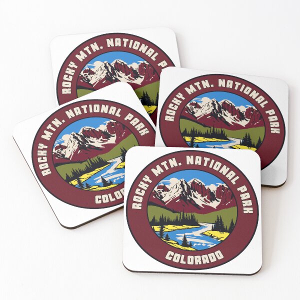 Item preview, Rocky Mountain National Park Vintage Style Decal designed and sold by Decal Mania.