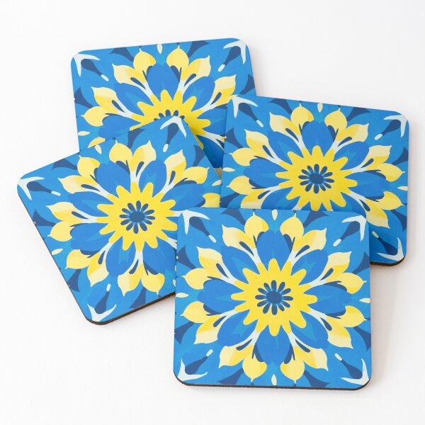 Item preview, Stained Glass Pattern Flowers designed and sold by Timegraf.