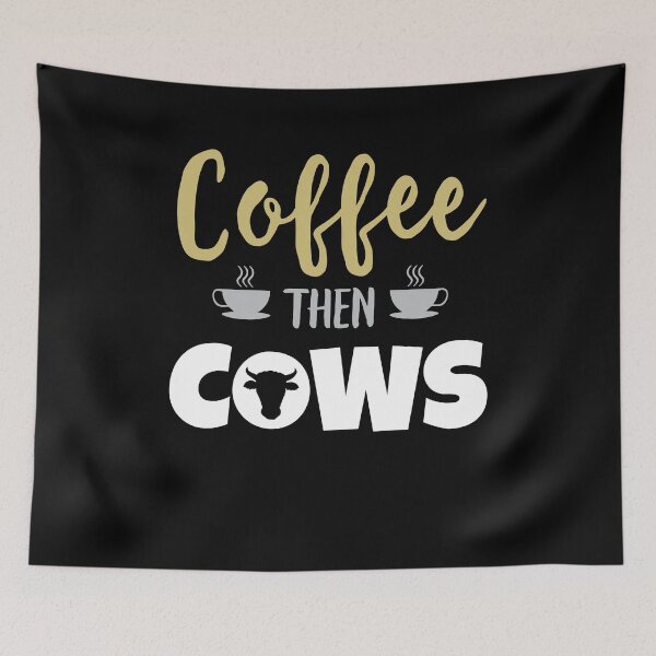 Item preview, Coffee Then Cows  designed and sold by Pricity Designs.