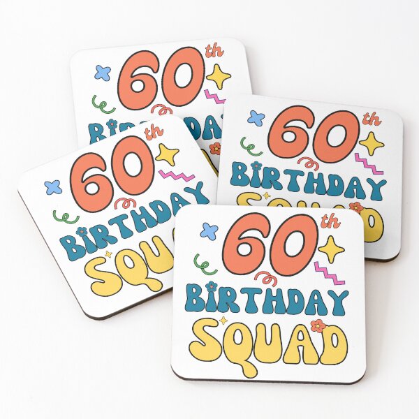 Item preview, 60th Birthday Squad Retro 60 Years Birthday Family Crew   designed and sold by Sasikharn.