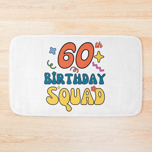 Item preview, 60th Birthday Squad Retro 60 Years Birthday Family Crew   designed and sold by Sasikharn.