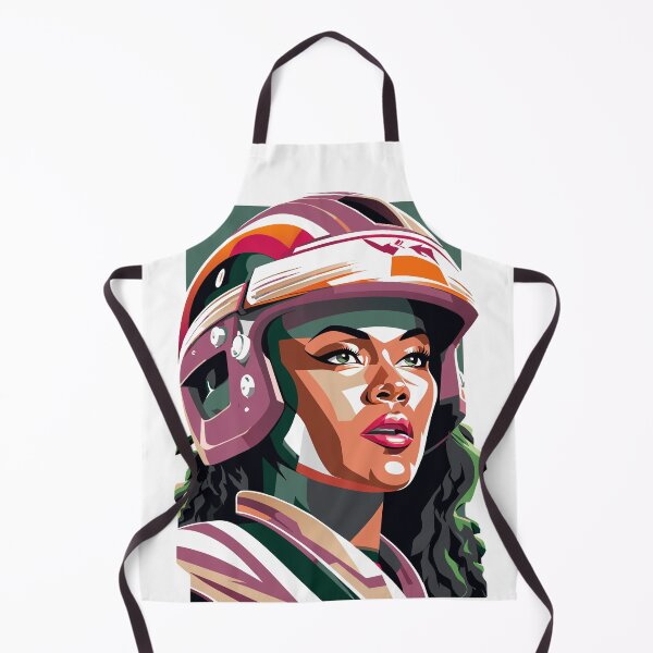 Item preview, Beautiful woman in helmet designed and sold by BubblyDelight.